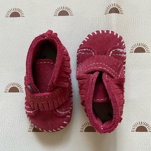 Red Minnetonka Moccasins